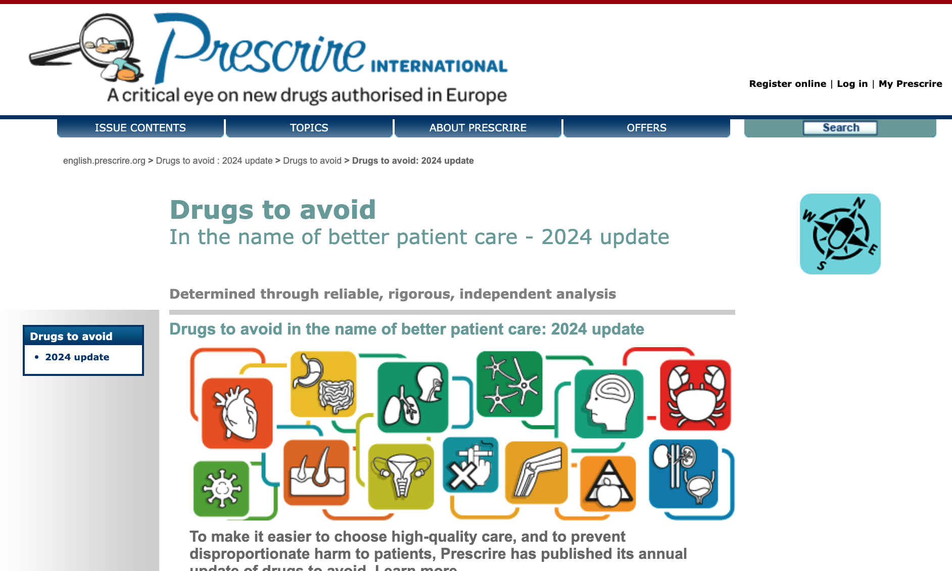 Prescrire International: KAÇINILMSI GEREKEN İLAÇLAR, 2024 RAPORU